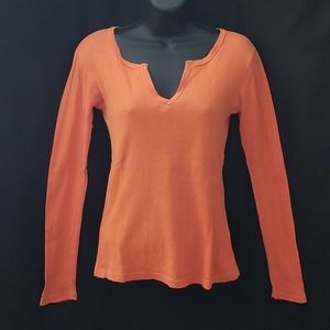 Orange Long Sleeve Shirt